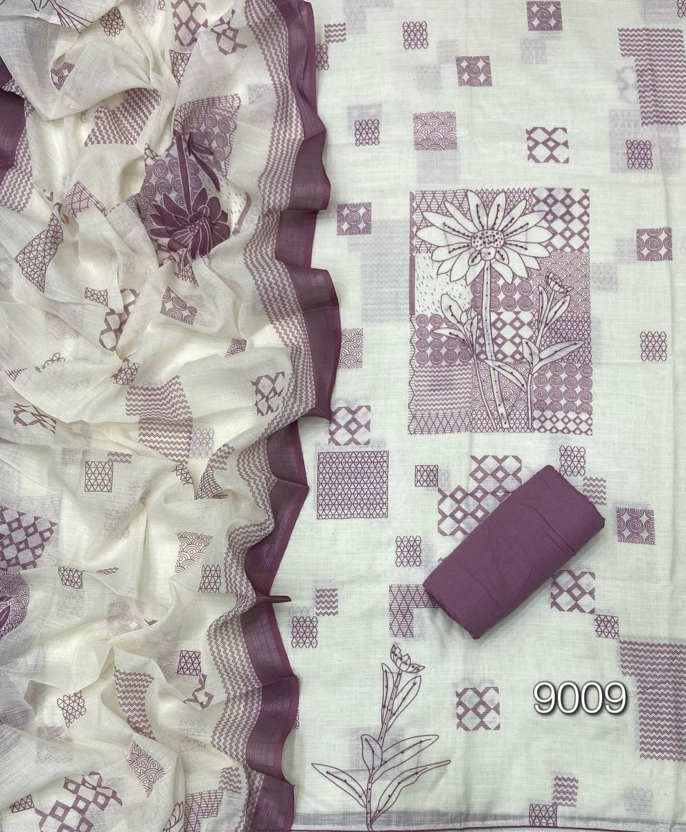 Classy Femora Linen Cotton Silk Suit Set - Yanchi