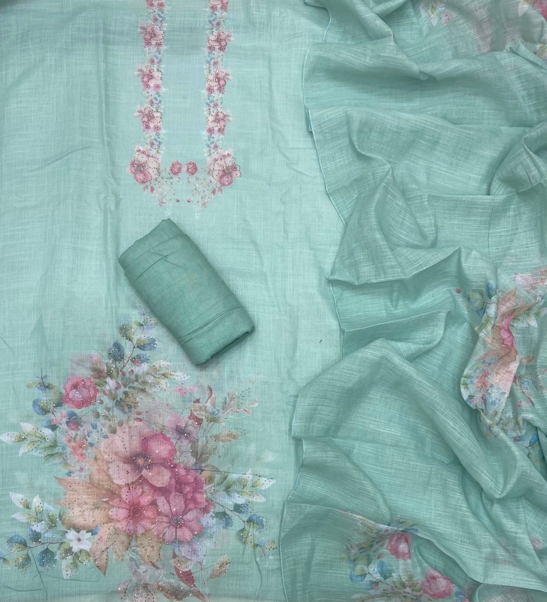 Classy Femora Linen Cotton Silk Suit Set - Yanchi
