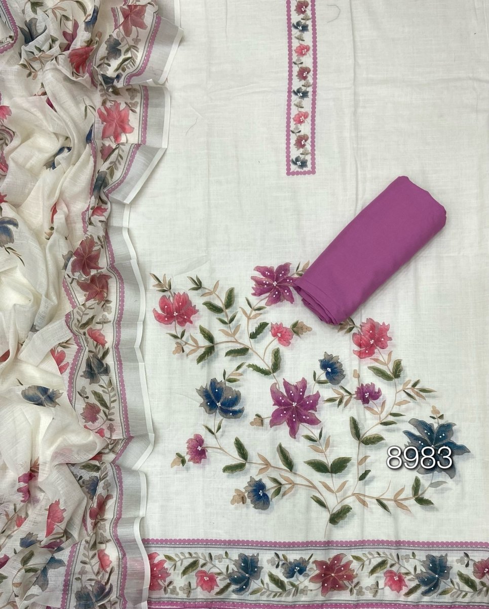 Classy Femora Linen Cotton Silk Suit Set - Yanchi