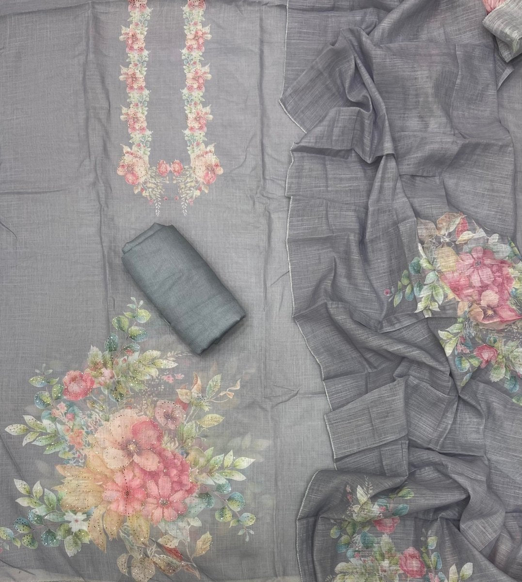 Classy Femora Linen Cotton Silk Suit Set - Yanchi