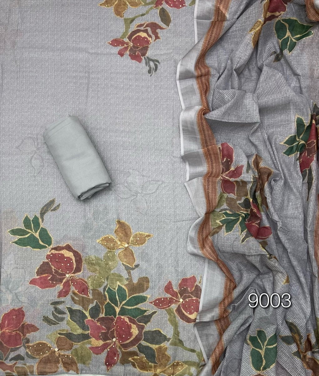 Classy Femora Linen Cotton Silk Suit Set - Yanchi