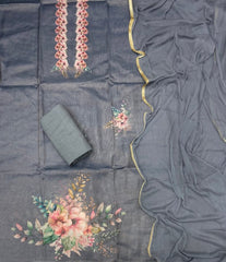 Classy Femora Linen ShimarSilk Suit Set - Yanchi