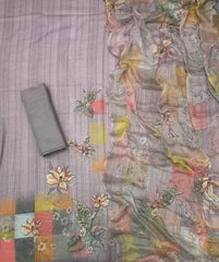 Classy Femora Linen ShimarSilk Suit Set - Yanchi