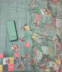 Classy Femora Linen ShimarSilk Suit Set - Yanchi