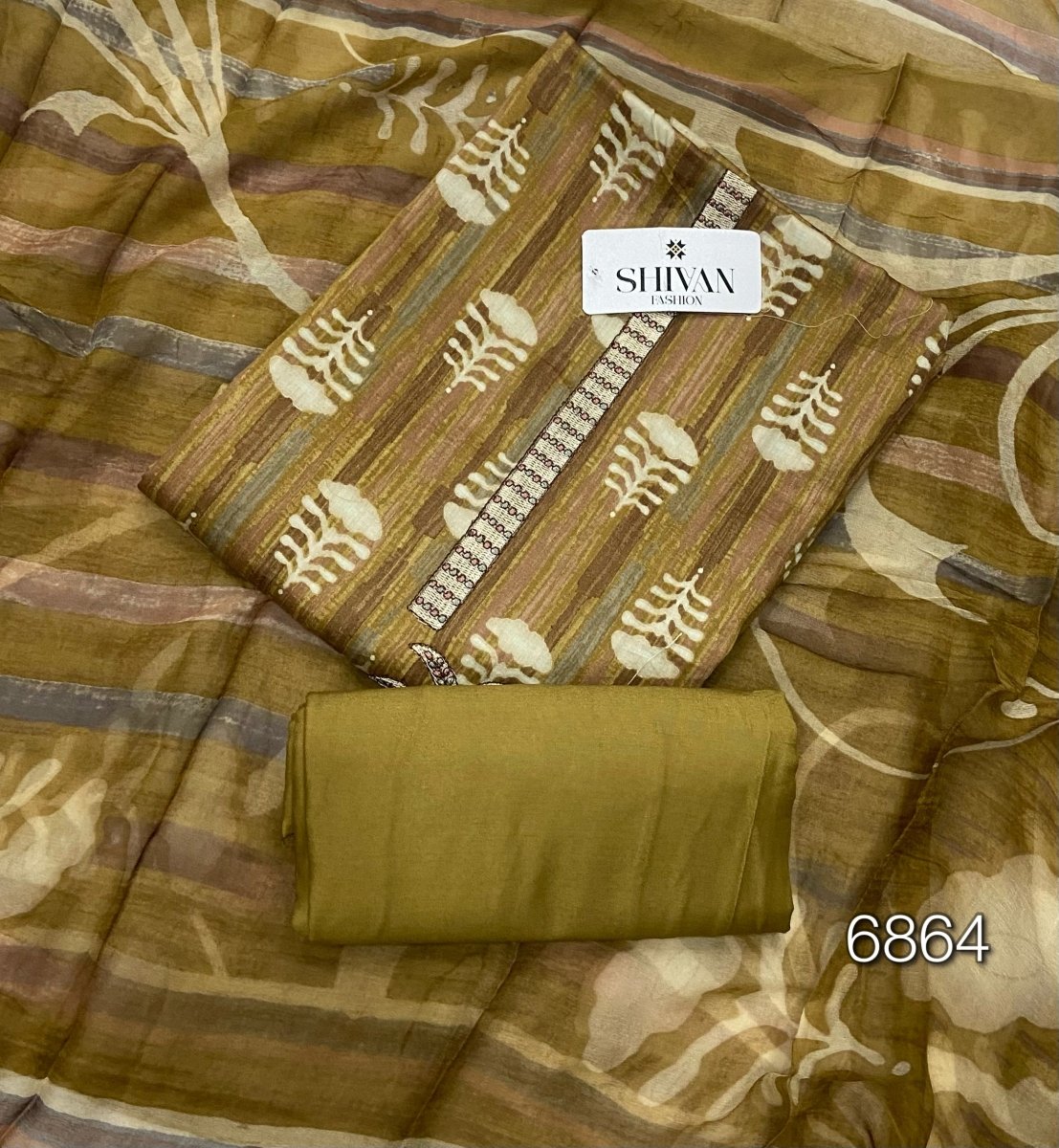 Classy Glace Cotton Suit Set - Yanchi