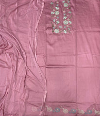 Classy Glace Cotton Suit Set with Thread Embroidery Work - Yanchi