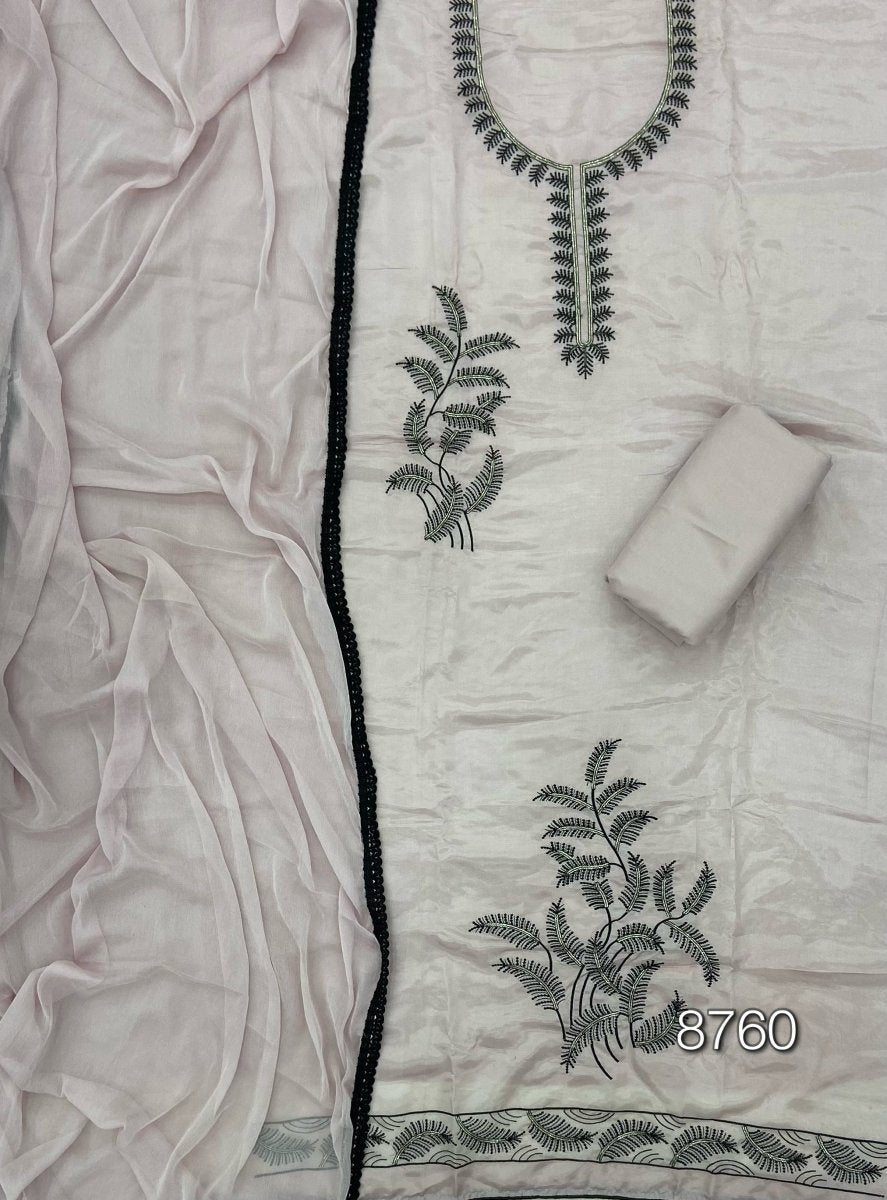 Classy Glass Organza Suit Set - Yanchi