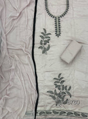 Classy Glass Organza Suit Set - Yanchi