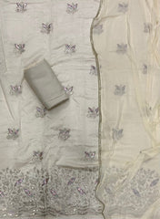 Classy Glass Organza Suit Set - Yanchi