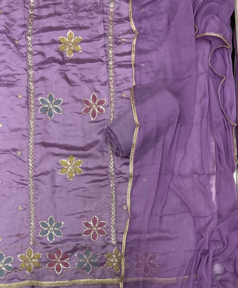 Classy Glass Organza Suit Set - Yanchi