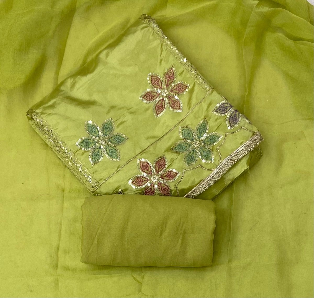 Classy Glass Organza Suit Set - Yanchi