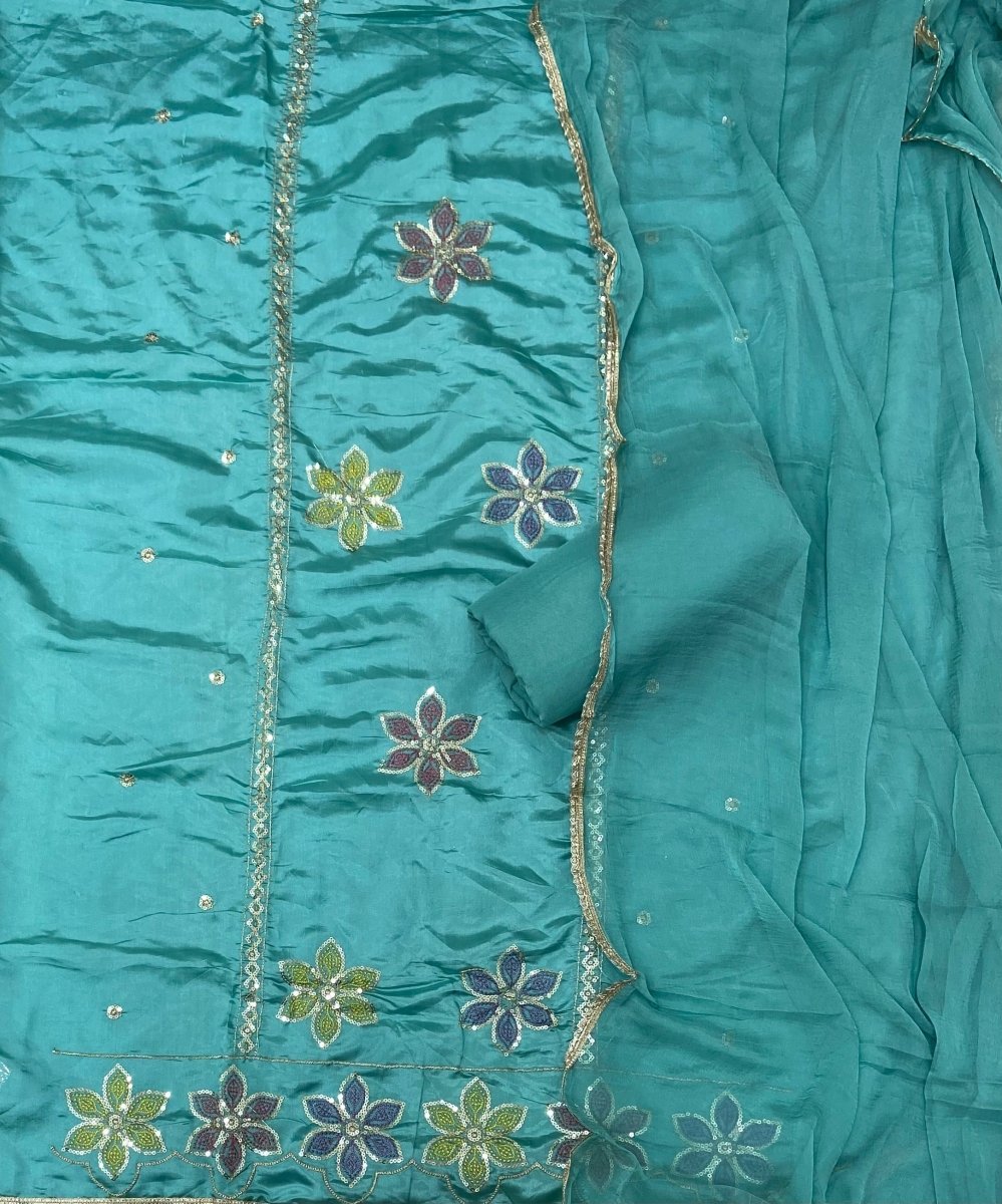 Classy Glass Organza Suit Set - Yanchi