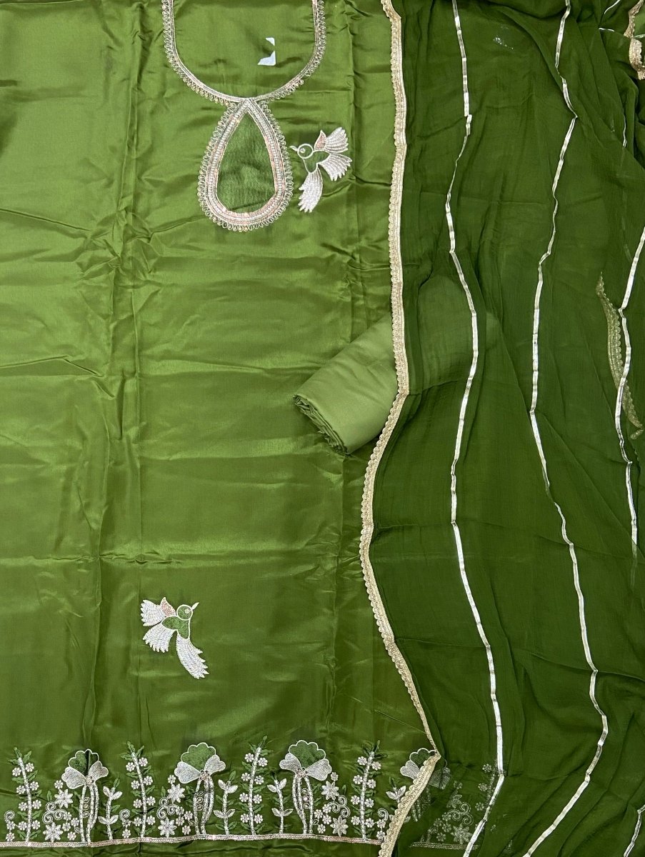 Classy Glass Organza Suit Set - Yanchi