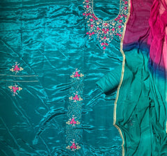 Classy Glass Organza with Heavy Thread Work - Yanchi
