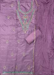 Classy Glass Organza with Heavy Thread Work - Yanchi