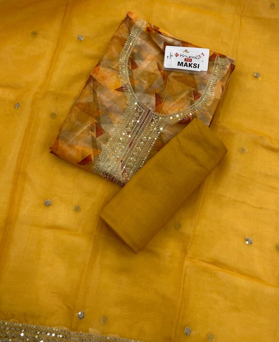Classy Krupali Organza Suit Set - Yanchi