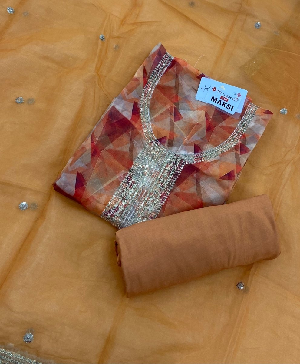 Classy Krupali Organza Suit Set - Yanchi