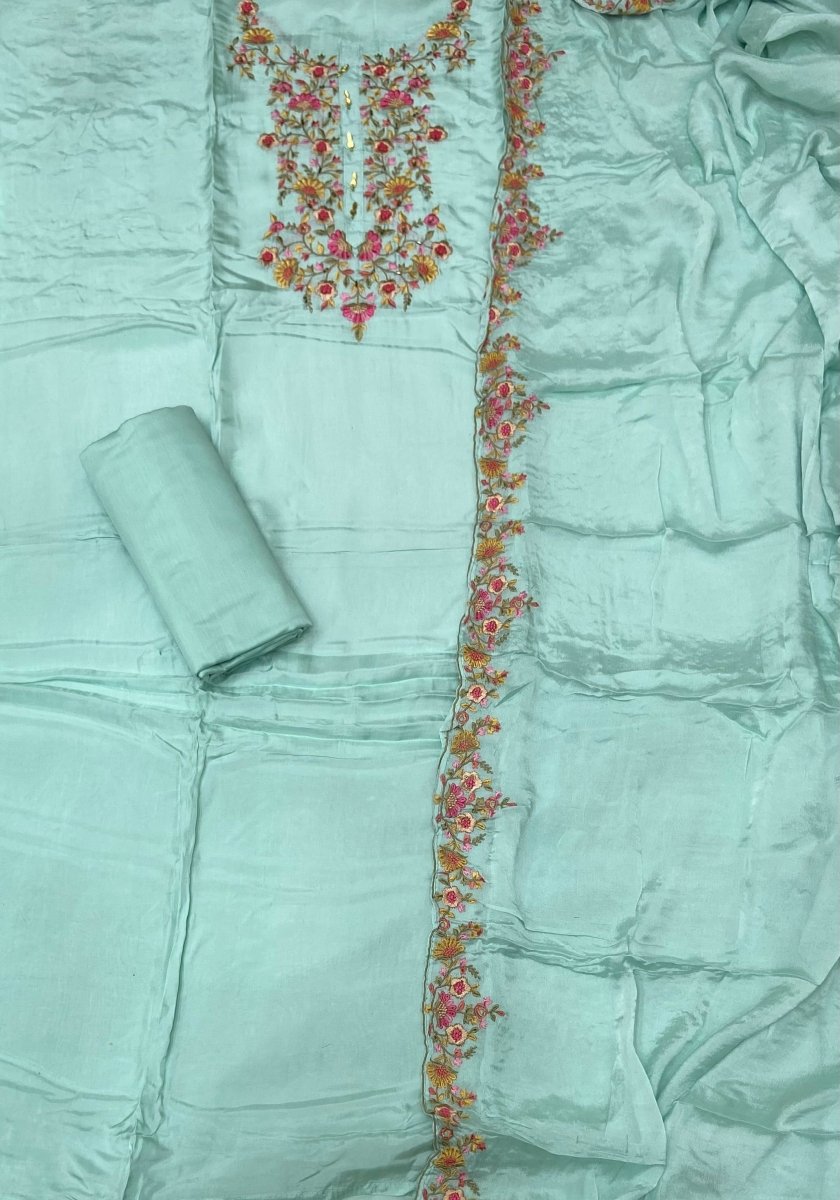 Classy Netra Habutai Silk Suit Set - Yanchi