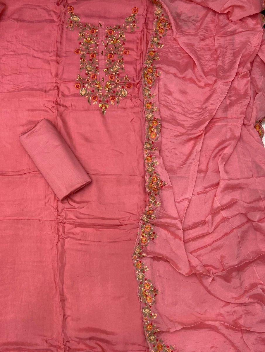 Classy Netra Habutai Silk Suit Set - Yanchi