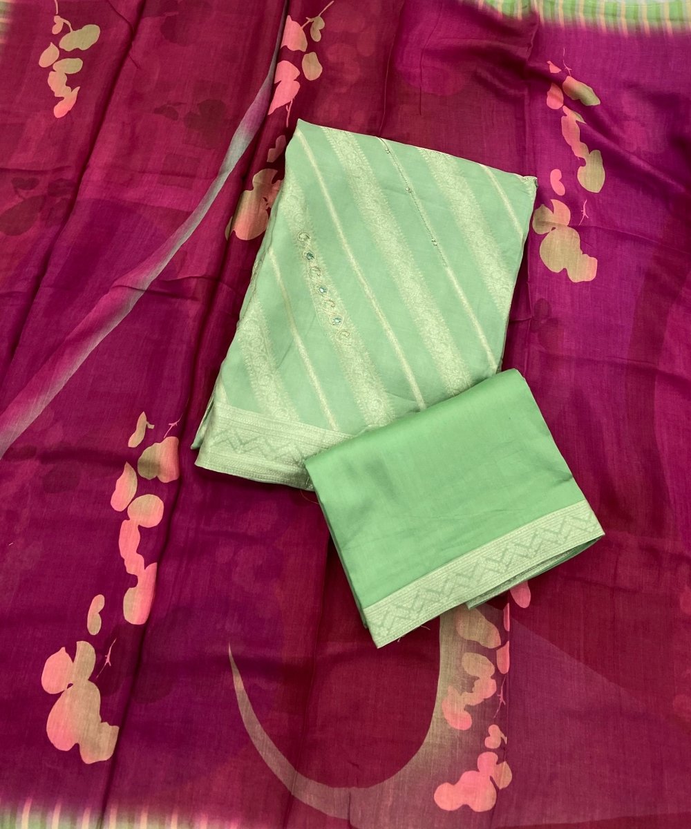 Classy Netra Muslin Silk Suit Set - Yanchi