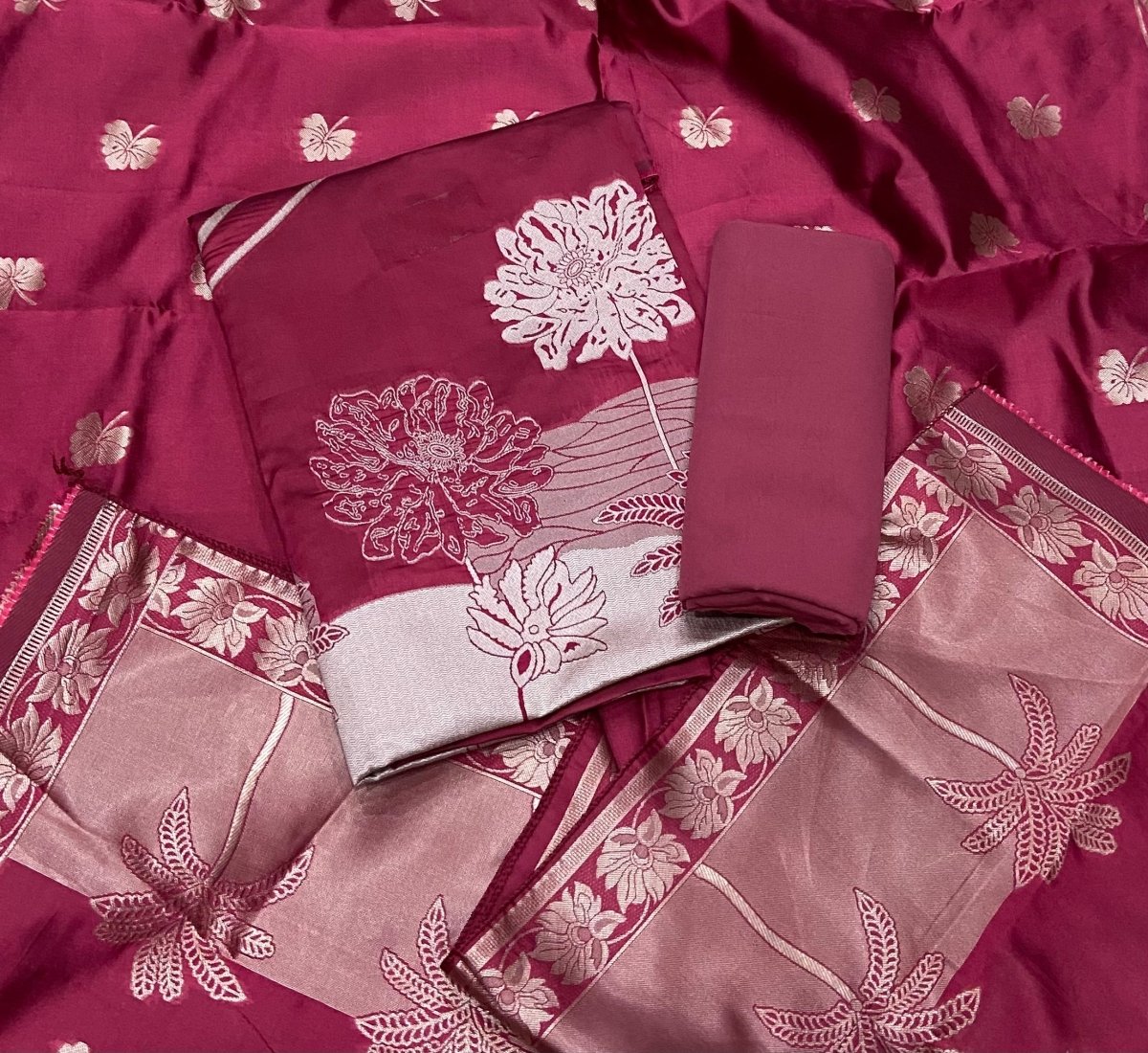 Classy Organza Banarsi Silk Suit Set - Yanchi