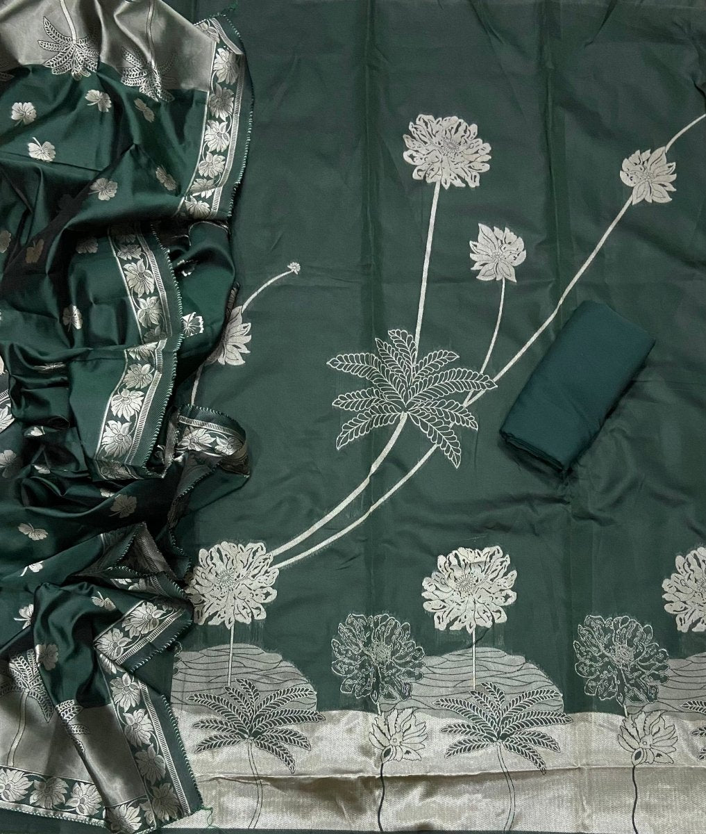 Classy Organza Banarsi Silk Suit Set - Yanchi