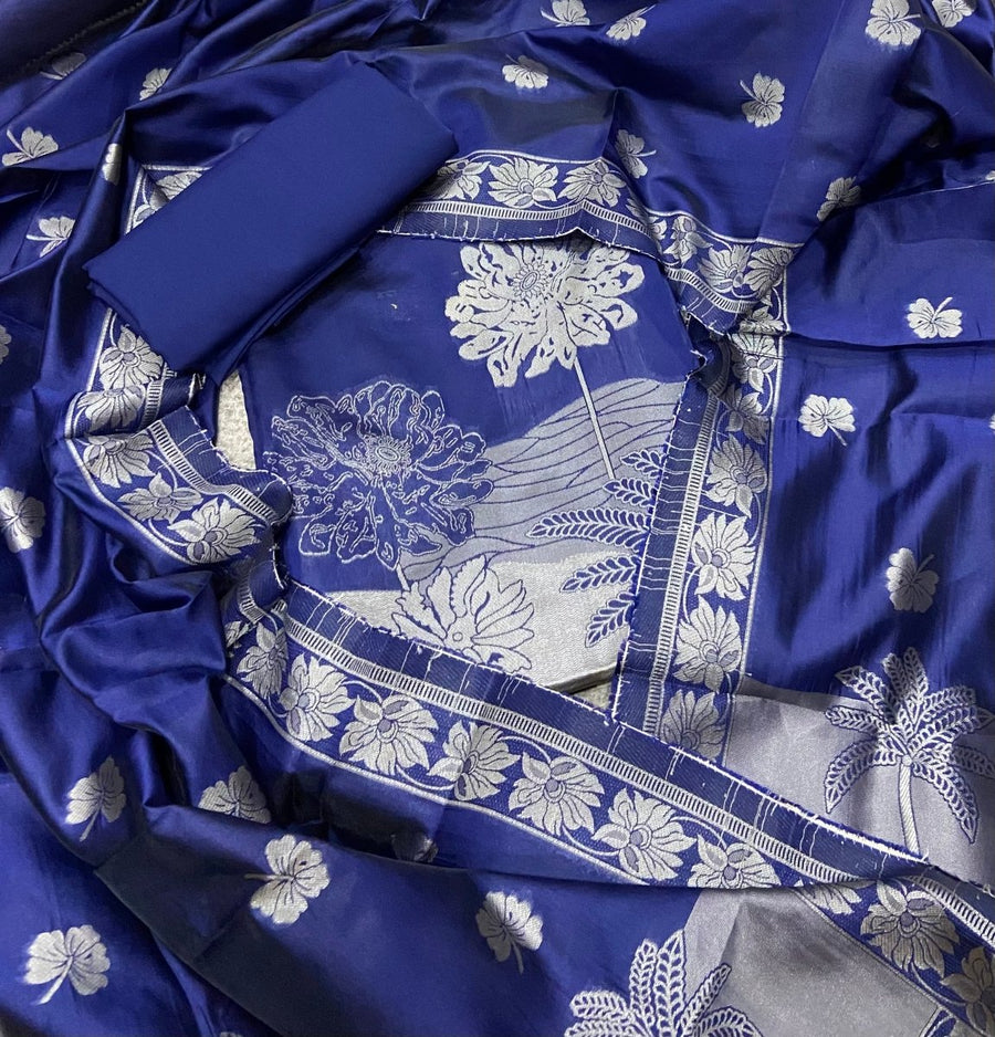 Classy Organza Banarsi Silk Suit Set - Yanchi