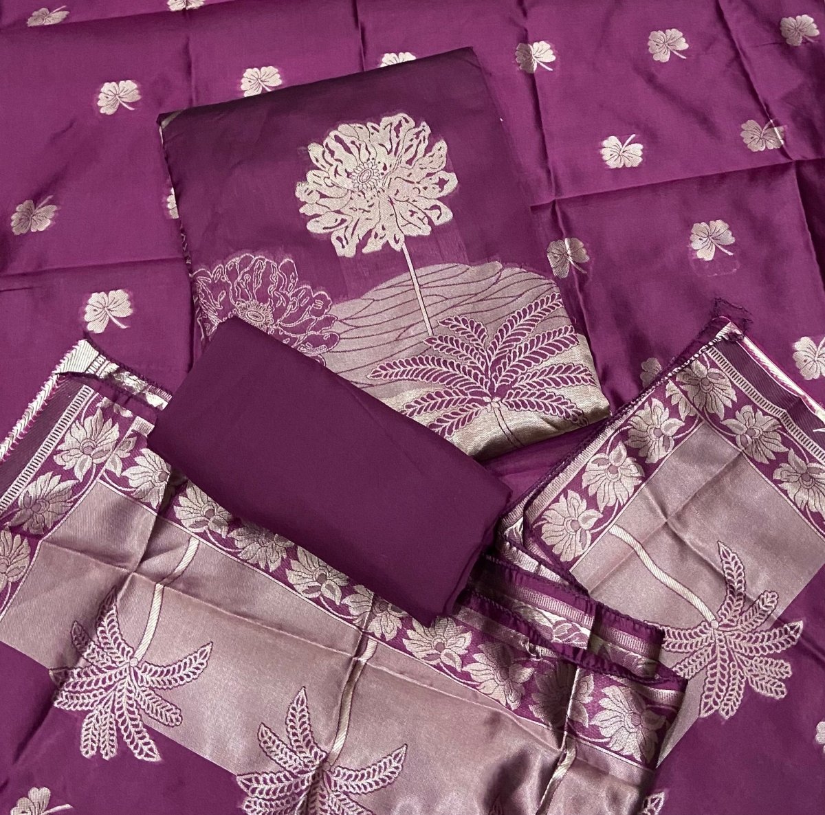 Classy Organza Banarsi Silk Suit Set - Yanchi
