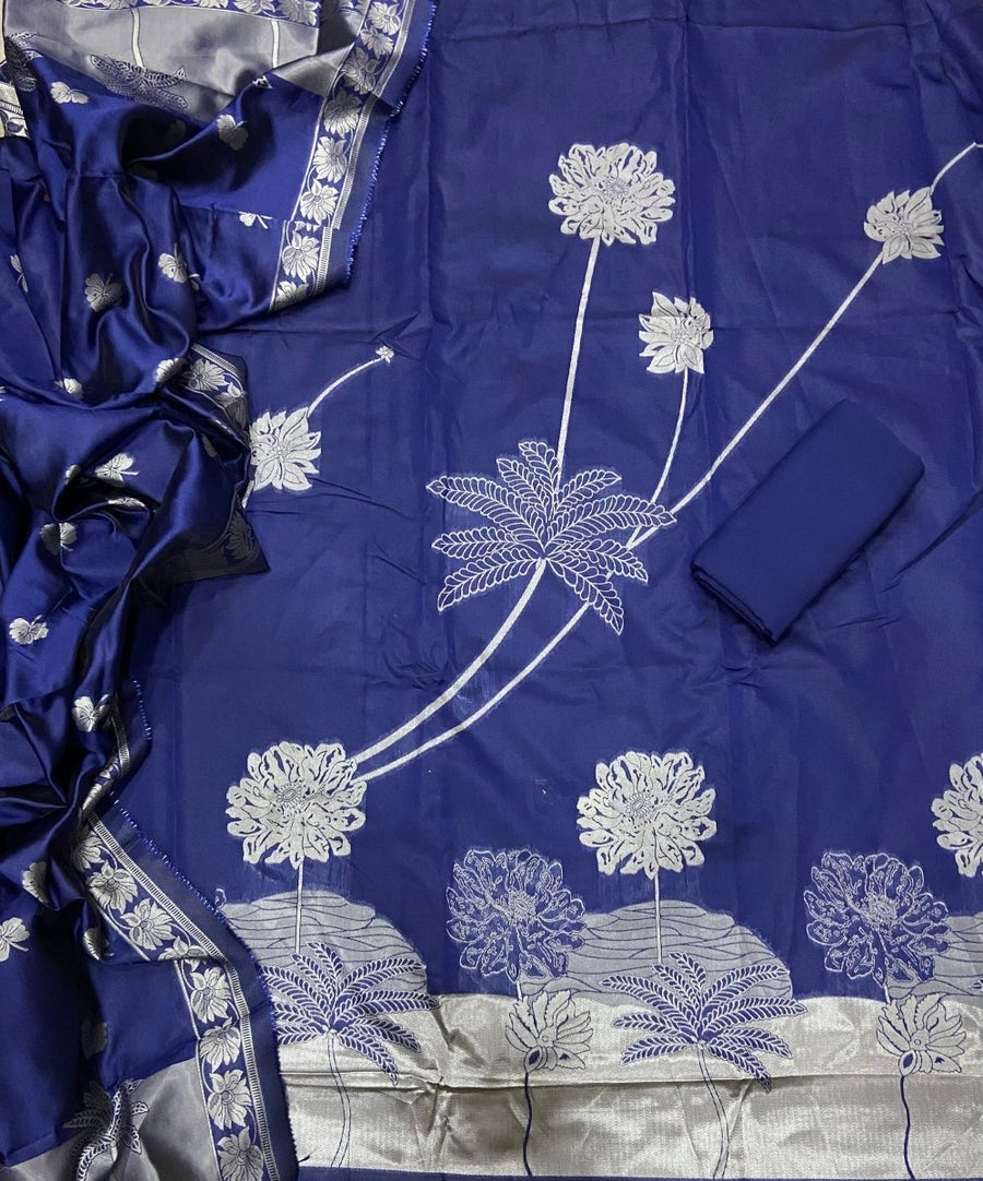 Classy Organza Banarsi Silk Suit Set - Yanchi