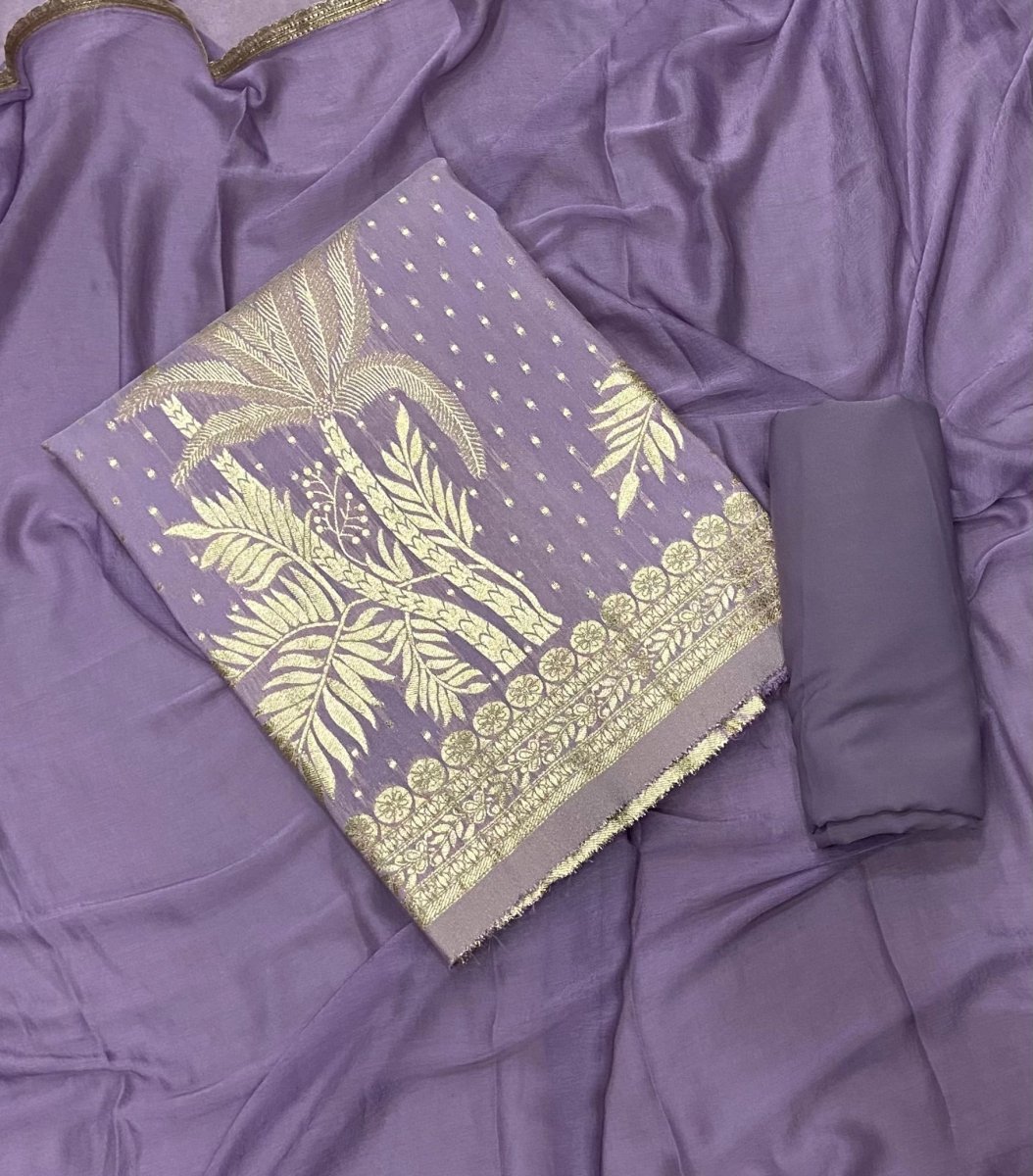 Classy Organza Banarsi Silk Suit Set - Yanchi