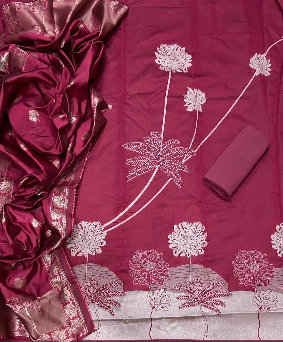 Classy Organza Banarsi Silk Suit Set - Yanchi