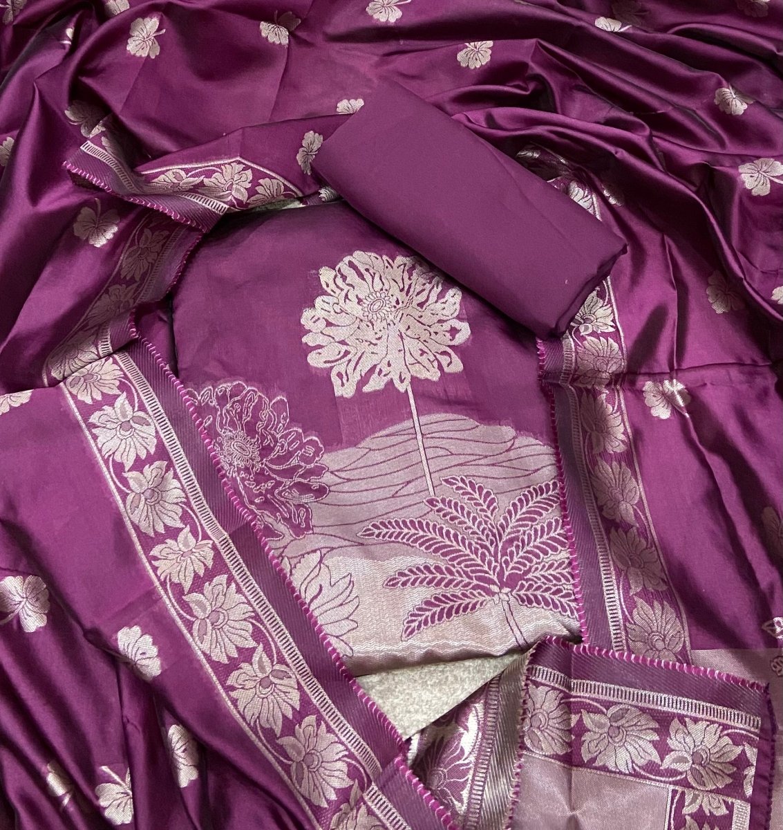 Classy Organza Banarsi Silk Suit Set - Yanchi