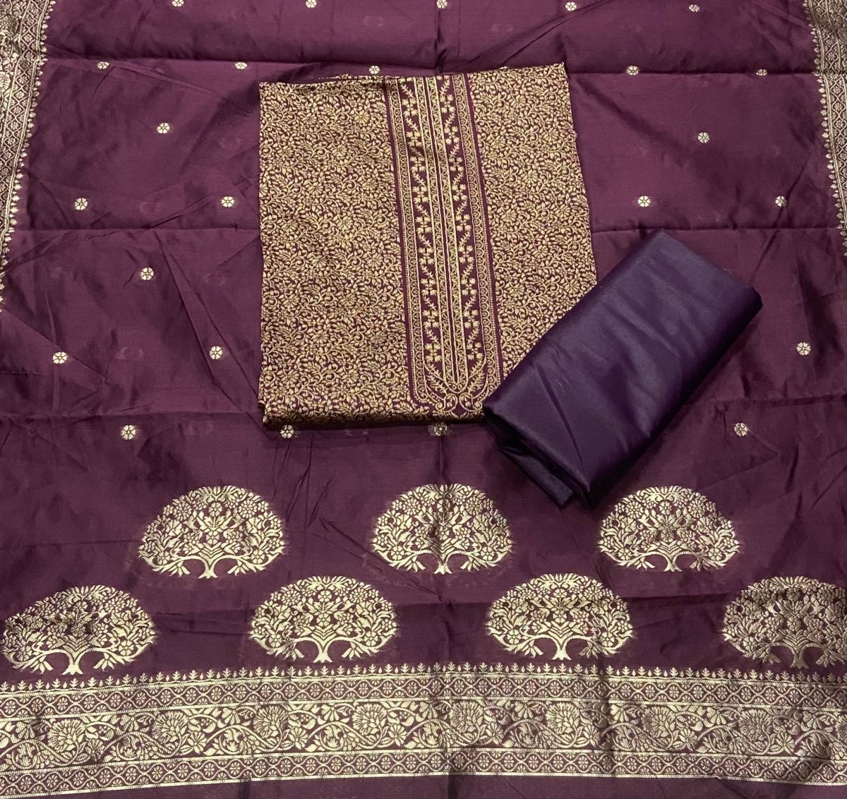 Classy Organza Banarsi Silk Suit Set - Yanchi