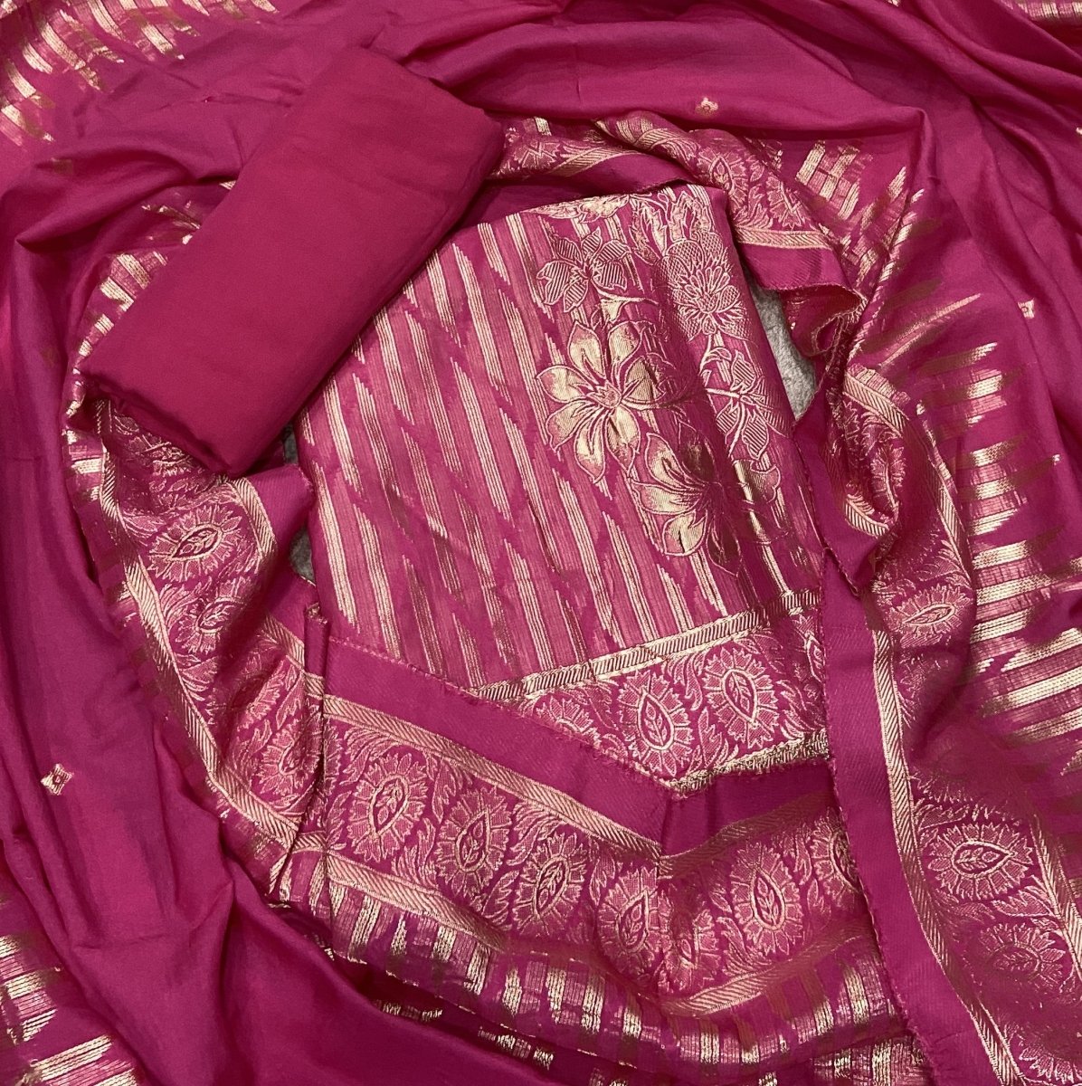 Classy Organza Banarsi Suit Set - Yanchi