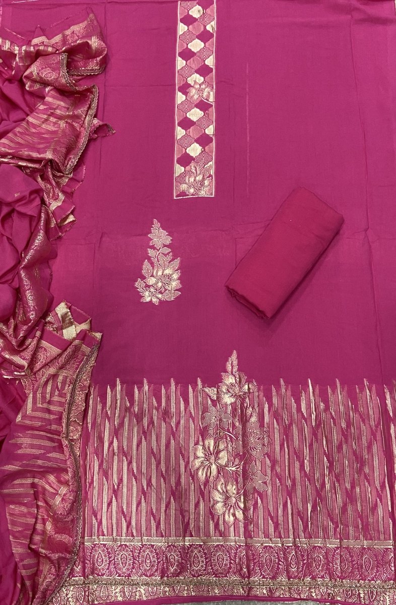 Classy Organza Banarsi Suit Set - Yanchi