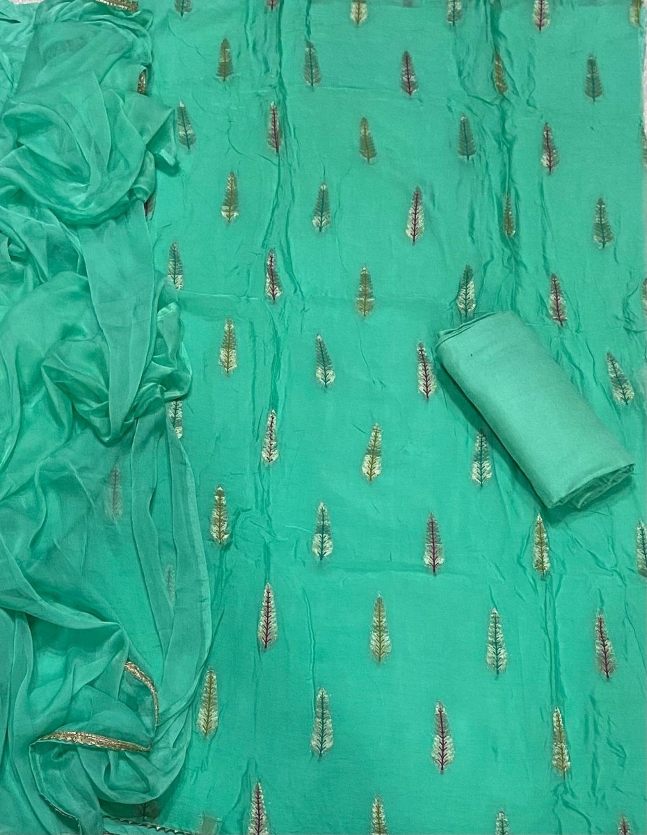 Classy Organza Banarsi Suit Set - Yanchi