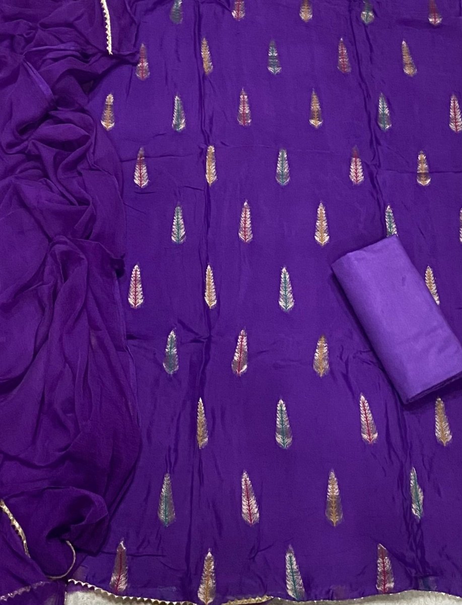 Classy Organza Banarsi Suit Set - Yanchi