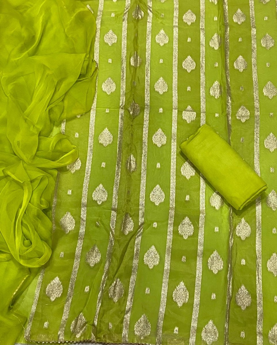 Classy Organza Banarsi Suit Set - Yanchi