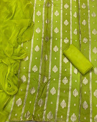 Classy Organza Banarsi Suit Set - Yanchi