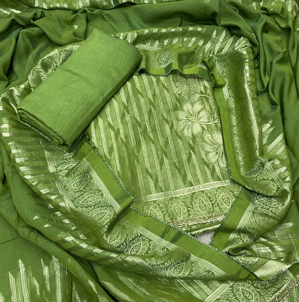 Classy Organza Banarsi Suit Set - Yanchi