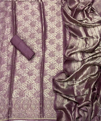 Classy Organza Banarsi Suit Set With Stone Work - Yanchi