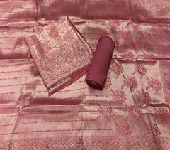 Classy Organza Banarsi Suit Set With Stone Work - Yanchi