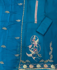 Classy Organza Silk Suit Set - Yanchi