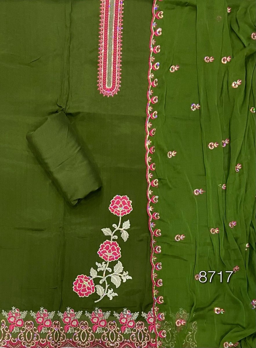 Classy Organza Silk Suit Set - Yanchi