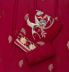 Classy Organza Silk Suit Set - Yanchi