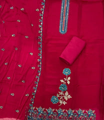 Classy Organza Silk Suit Set - Yanchi