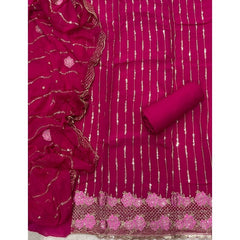 Classy Organza suit set with Sequence Work - Yanchi