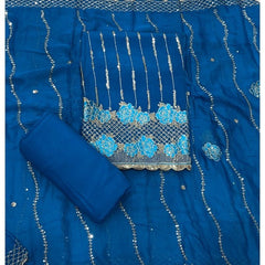 Classy Organza suit set with Sequence Work - Yanchi