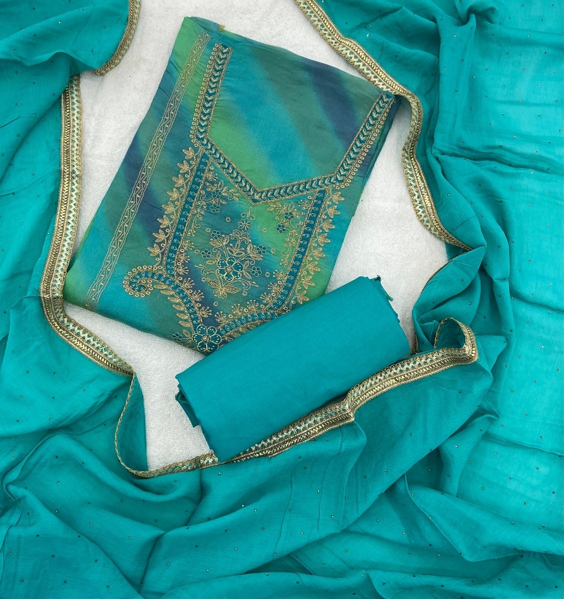 Classy Shimmar Suit Set - Yanchi