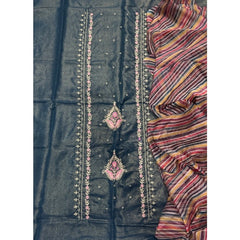 Classy Shimmer Suit Set with Zari Work - Yanchi